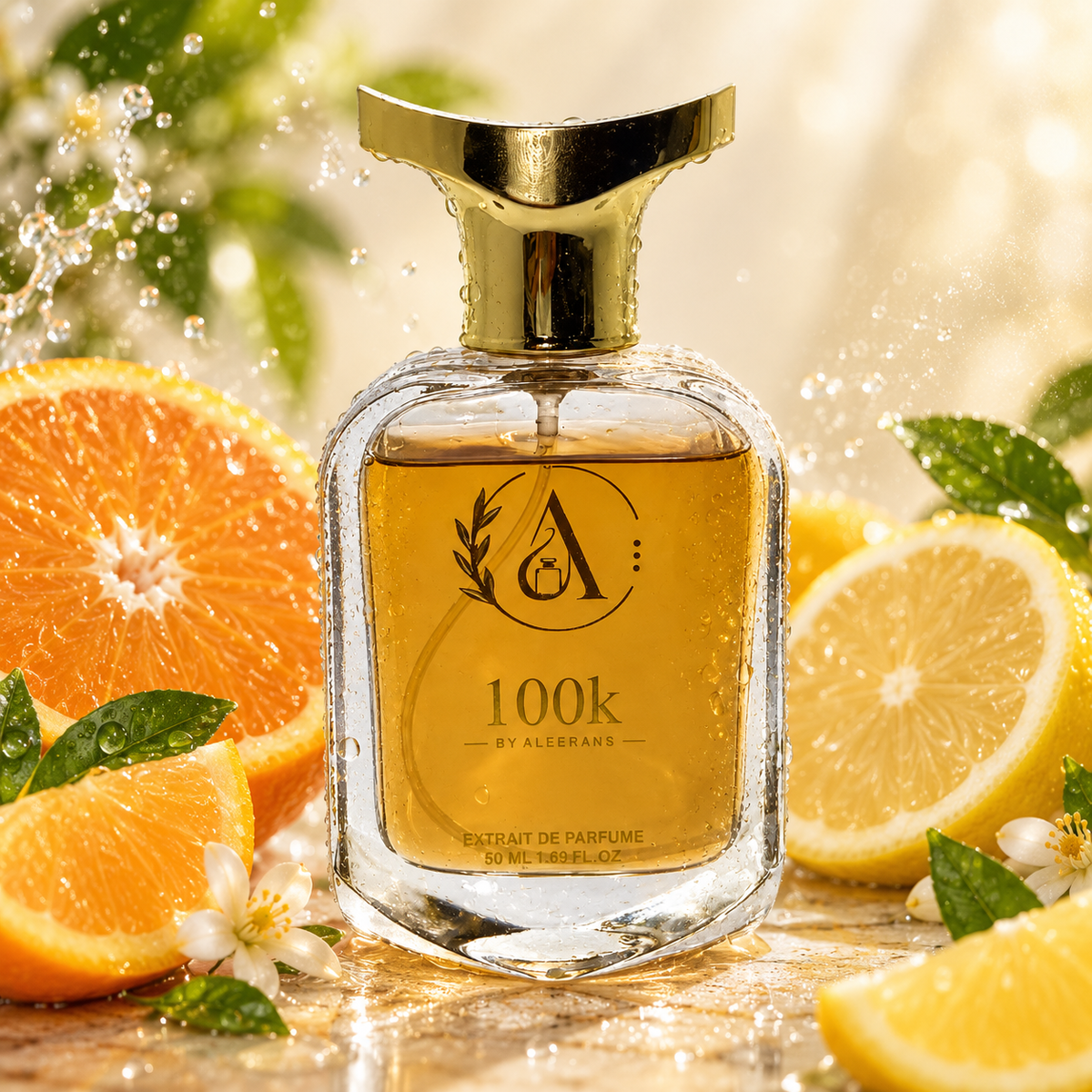100K by Alleerans 50ML Extrait de Parfum premium presentation packaging