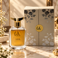 100K by Alleerans perfume bottle displayed with an open premium gift box