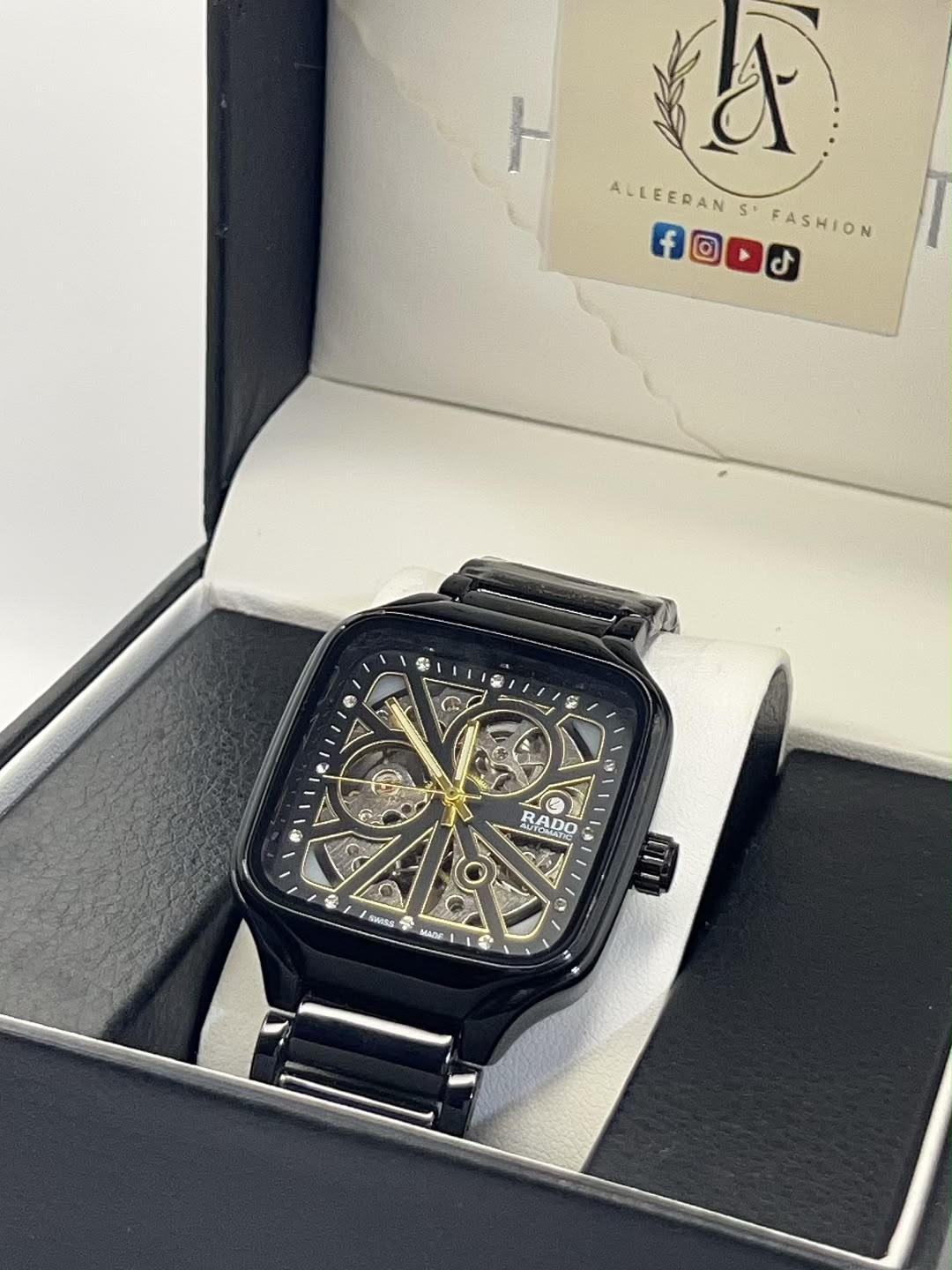 Rado DiaStar Skeleton Automatic Tonneau Watch