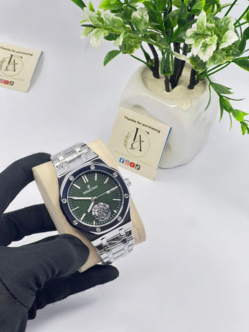 AP Royal Oak Tourbillon Style Watch – Emerald Green Steel