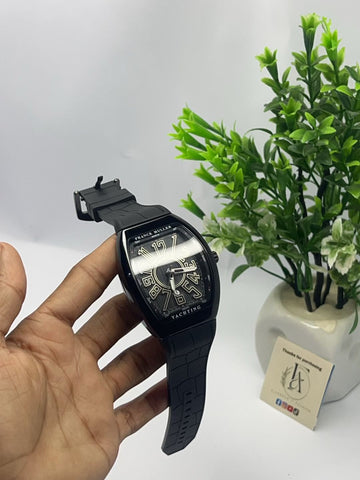 Franck Muller Vanguard Yachting Style Watch – Black & White