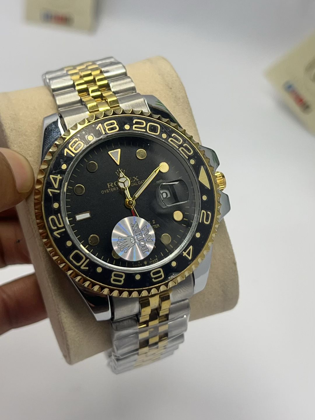 GMT Master II Style Watch – Pepsi & Two-Tone Black Gold