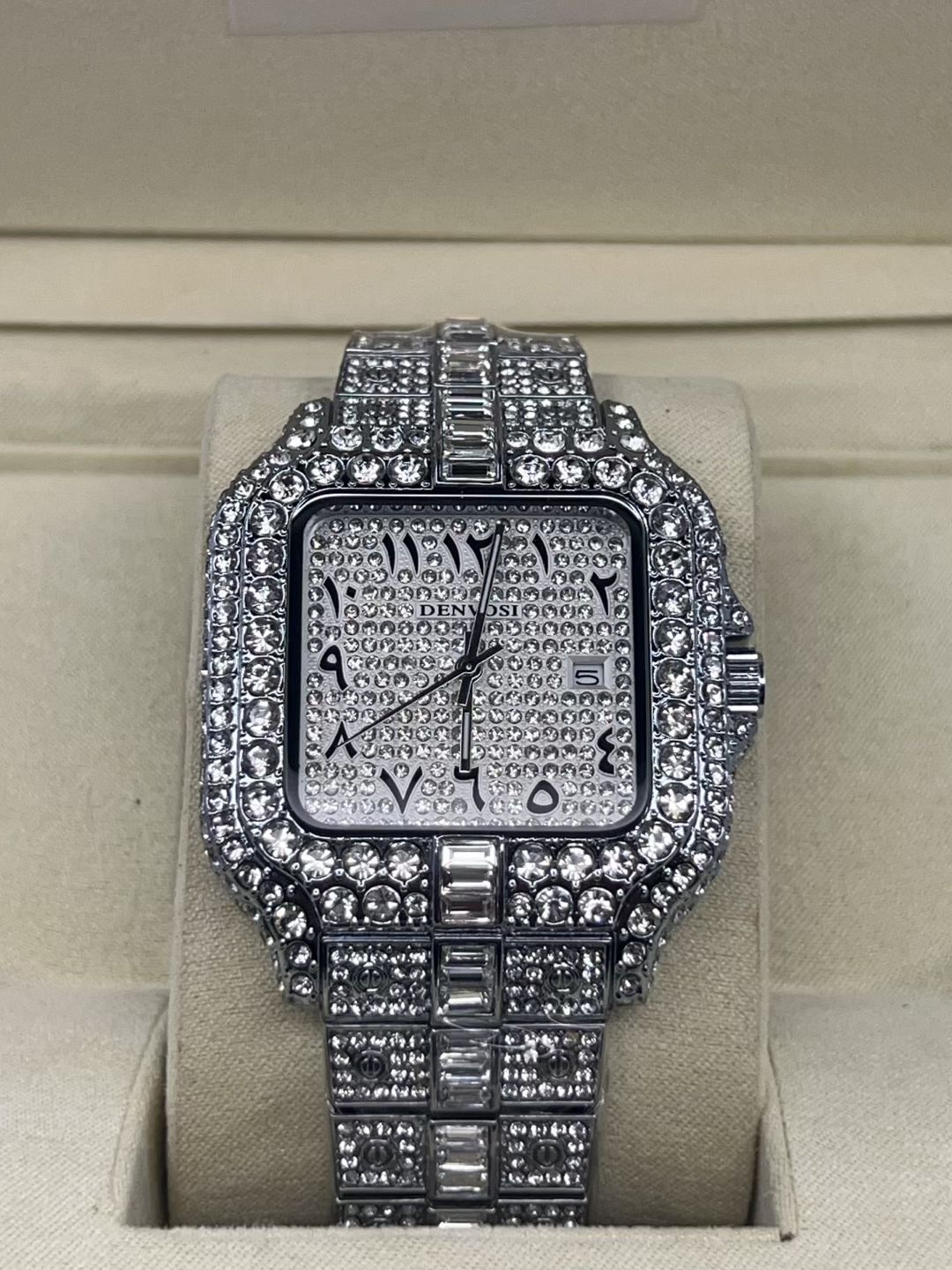 Diamond Aujla Style Iced Out Watch