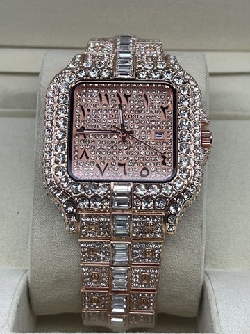 Diamond Aujla Style Iced Out Watch
