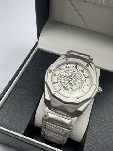 Hublot Diamond Cut Semi Auto Watch