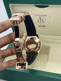 Rolex Daytona Rainbow - Rose Gold Black Dial Front