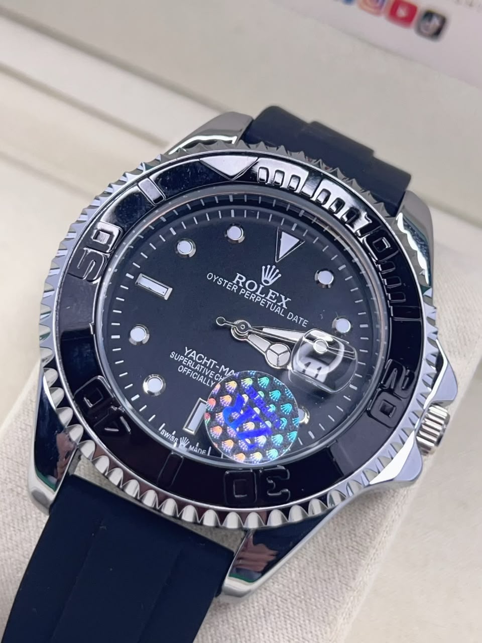 Rolex Yacht-Master - Full Watch in Green Gift Box