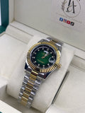 Rolex Day-Date Ladies - Green Diamond Dial in Box