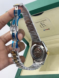 Rolex Datejust Arabic Dial - Skeleton Case Back View