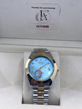 Rolex Day-Date Ice Blue - Arabic Numeral Dial Front View