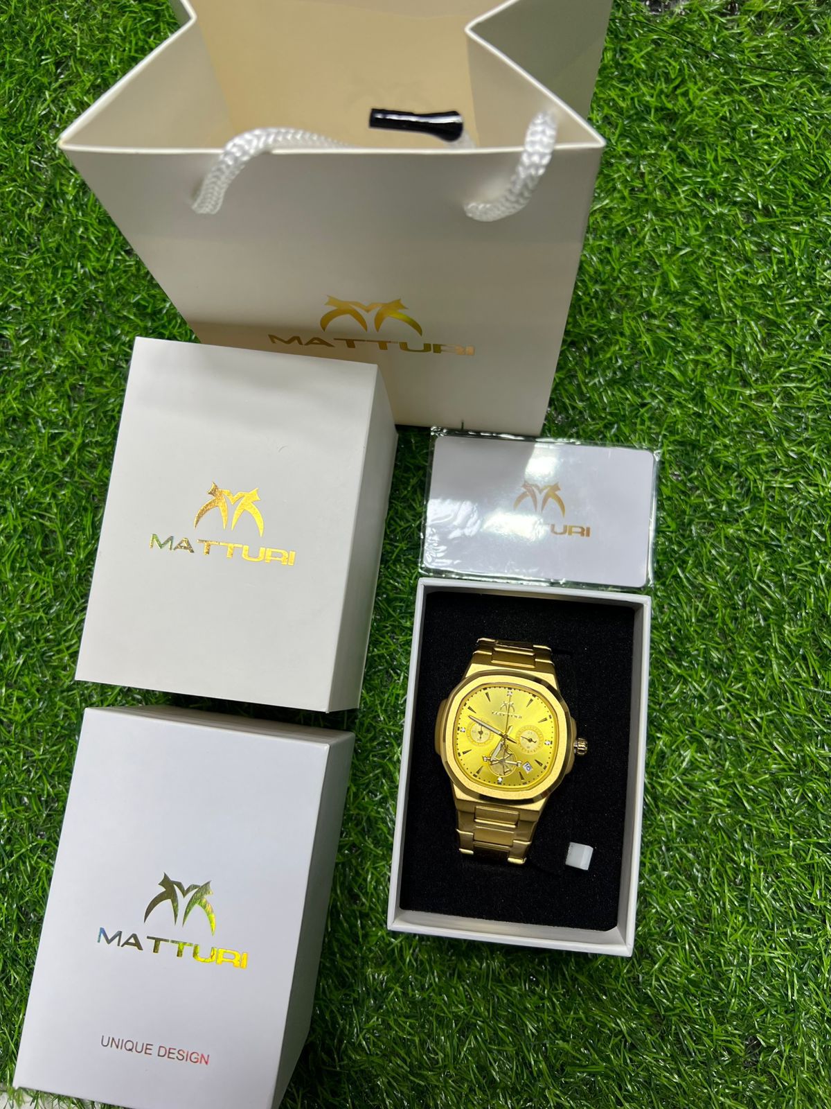 Matturi Chronograph - Blue Two-Tone Dial in Gift Box
