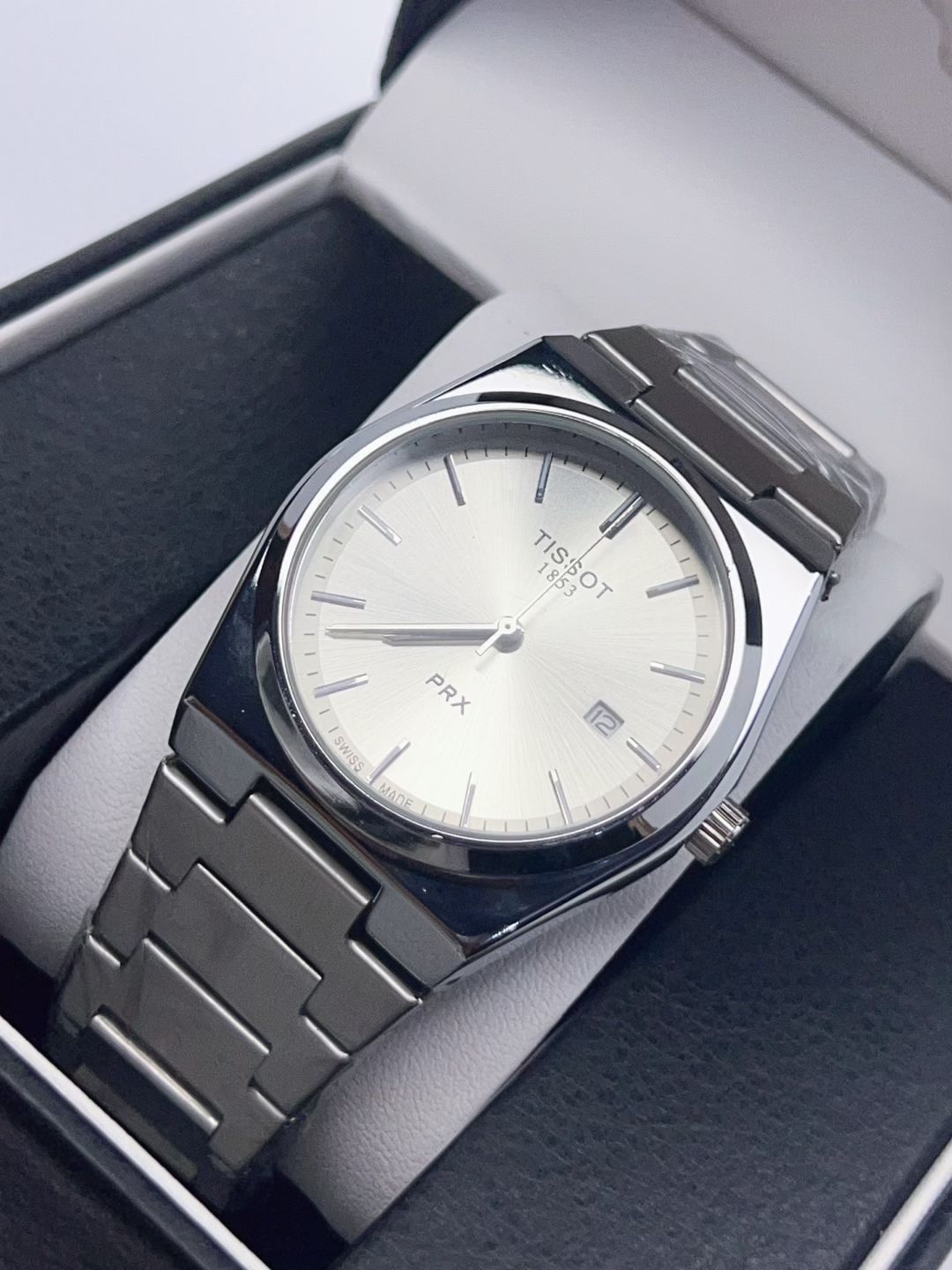 Tissot PRX 1853 - White Silver Dial in Box