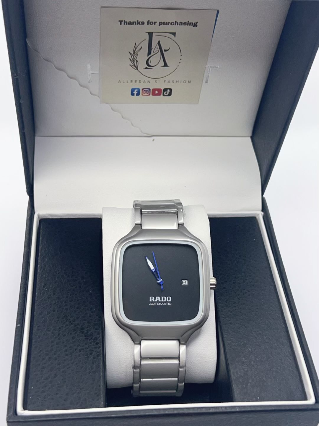 Rado Automatic - Black Case Full Black Dial in Gift Box