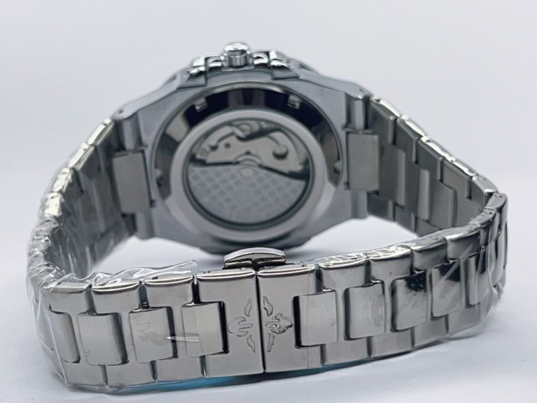 Patek Philippe Nautilus - Case Back View showing Automatic Movement